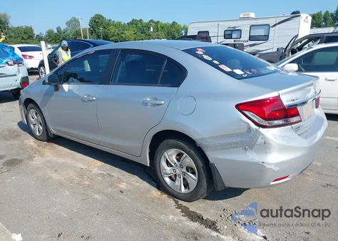 2014 Honda Civic Lx z USA, uszkodzony, nr VIN 2HGFB2F55EH512215